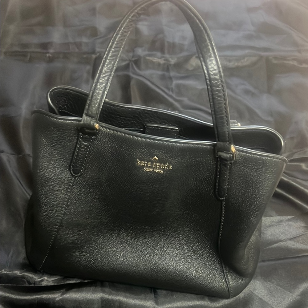 Kate Spade Black Tote Bag with Structured Design